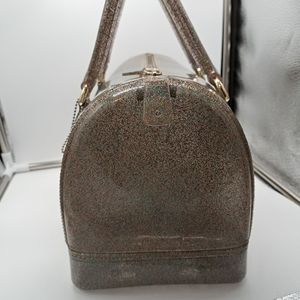 Furla gold glitter candy bag